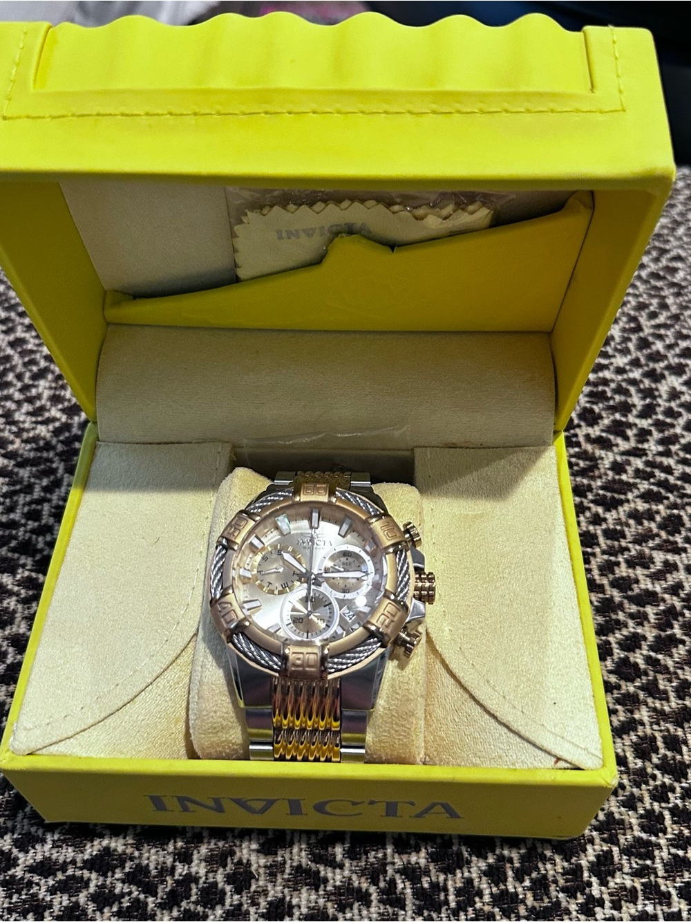 Invicta Bolt Men’s Stainless Steel Chronograph Watch # 25864